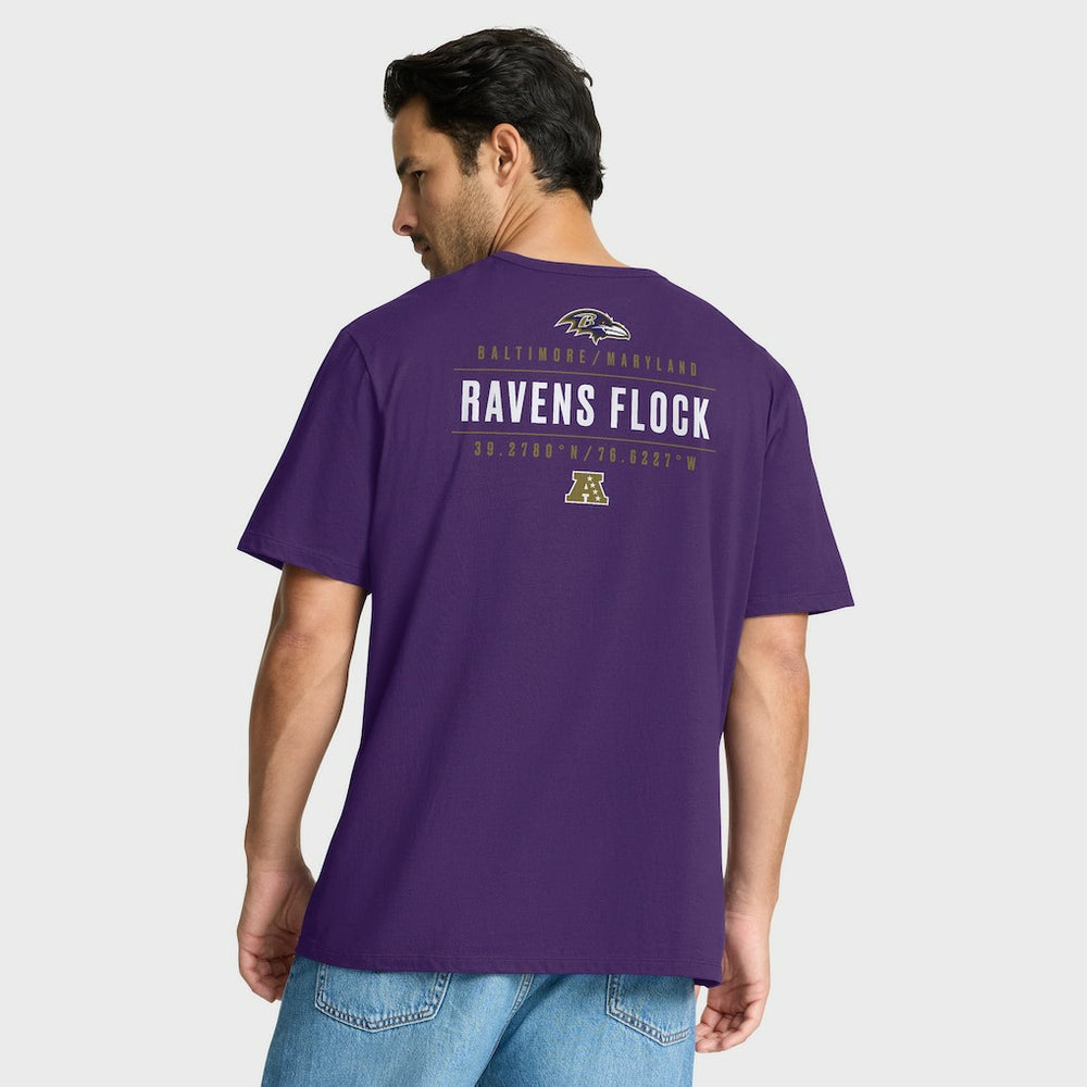 Baltimore Ravens Passing Pocket Legacy T-Shirt - Purple - Fanatics