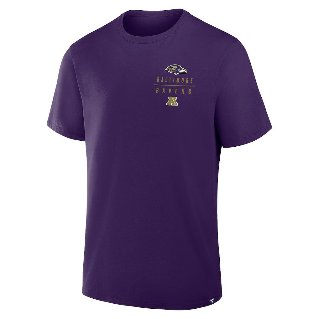 Baltimore Ravens Passing Pocket Legacy T-Shirt - Purple - Fanatics