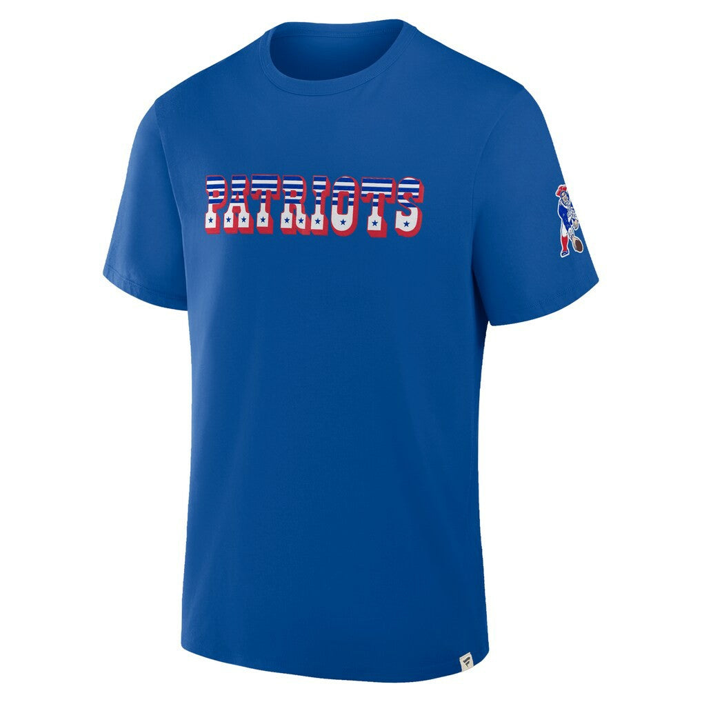 New England Patriots Elevated Classic Legacy T-Shirt - Royal - Fanatics