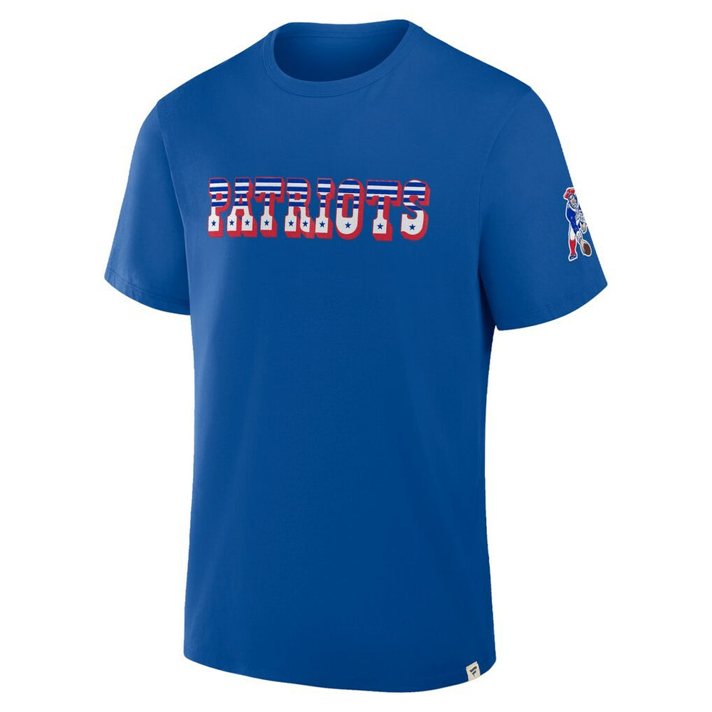 New England Patriots Elevated Classic Legacy T-Shirt - Royal - Fanatics