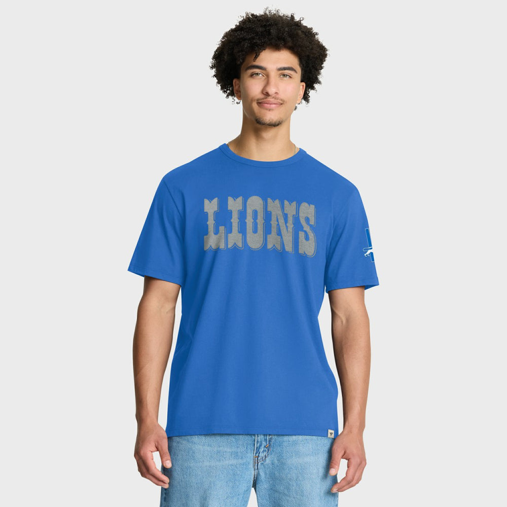 Detroit Lions Elevated Classic Legacy T-Shirt - Blue - Fanatics