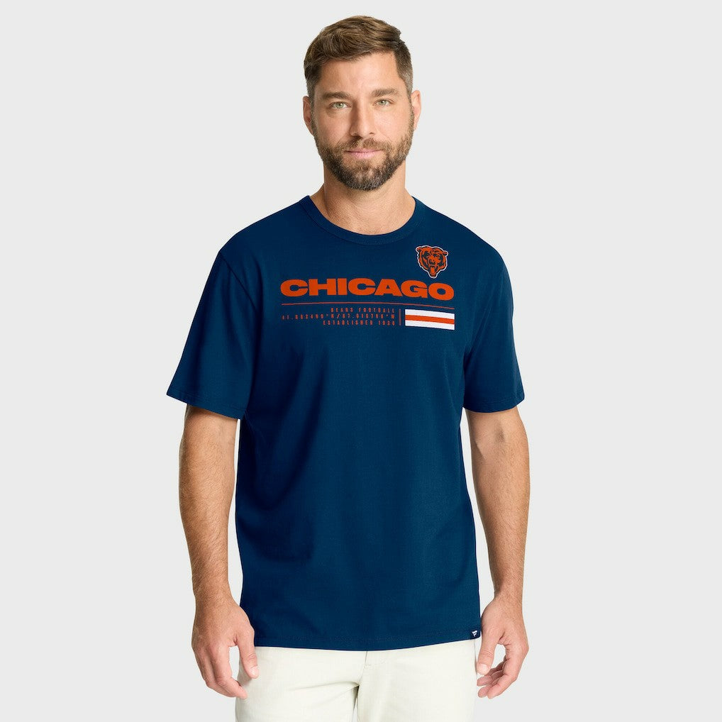 Chicago Bears Chop Block Legacy T-Shirt - Navy - Fanatics