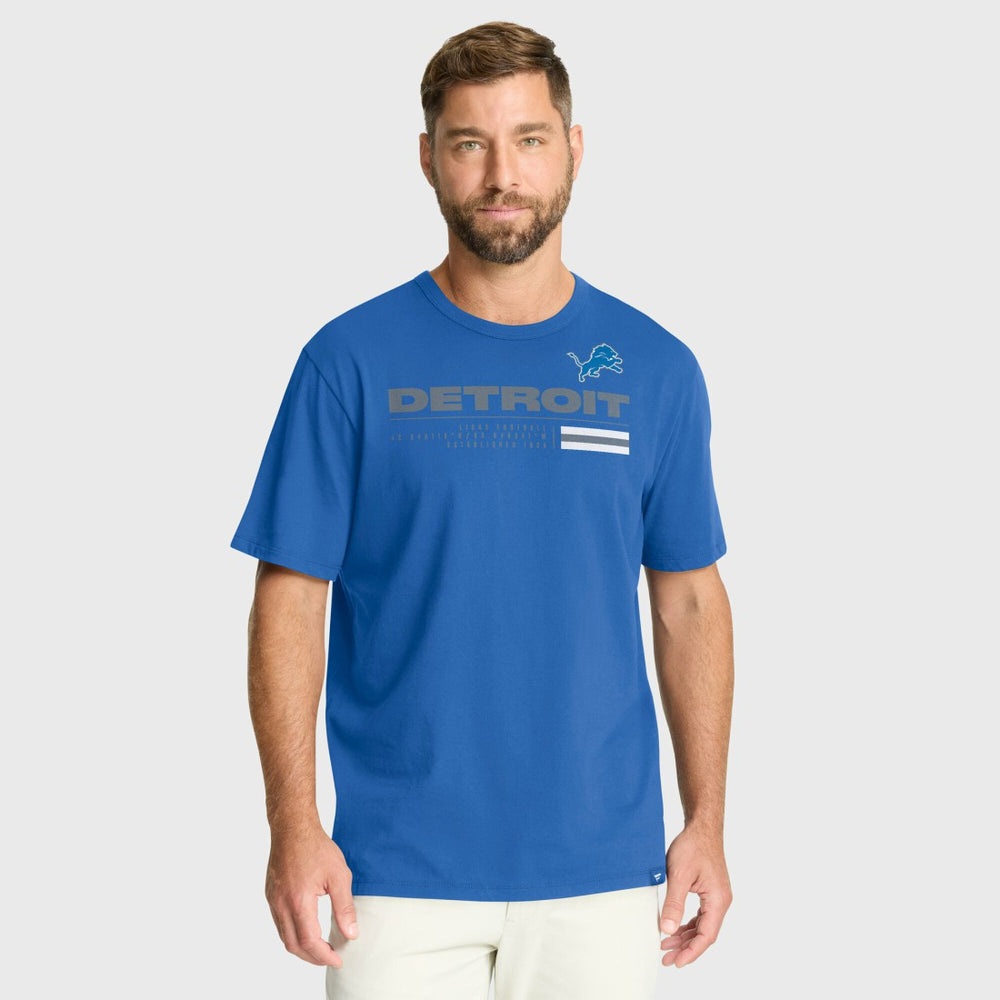 Detroit Lions Chop Block Legacy T-Shirt - Blue - Fanatics