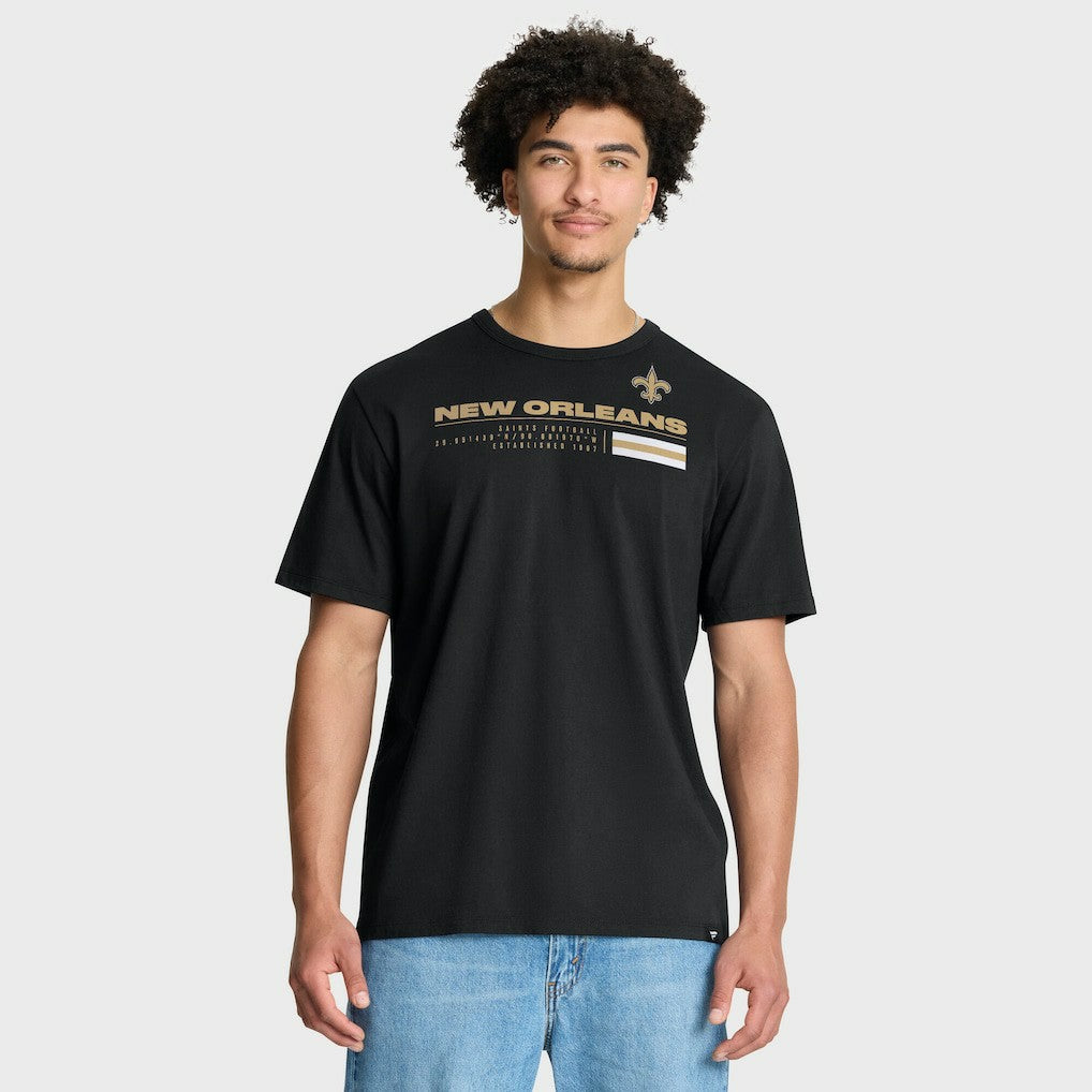 New Orleans Saints Chop Block Legacy T-Shirt - Black - Fanatics