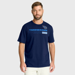 Tennessee Titans Chop Block Legacy T-Shirt - Navy - Fanatics