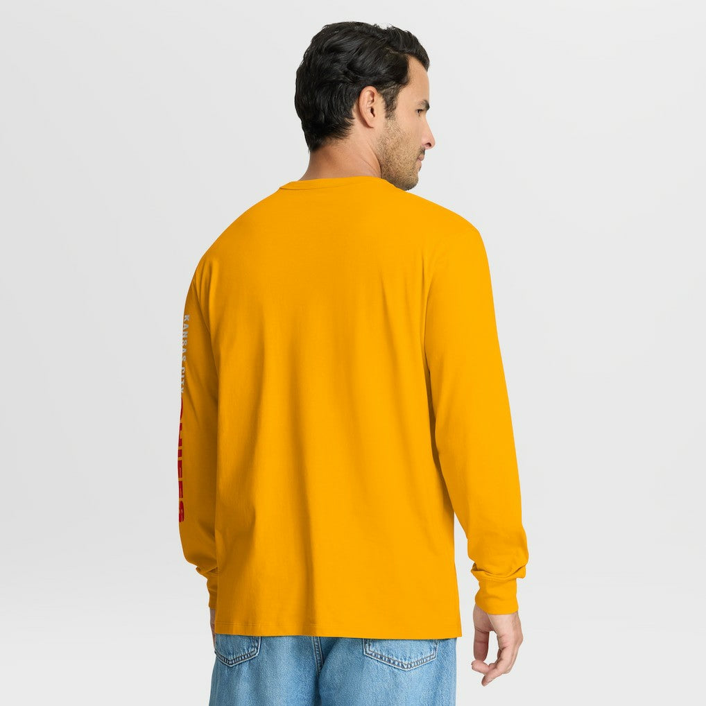 Kansas City Chiefs Clock Management Legacy Long Sleeve T-Shirt - Gold - Fanatics