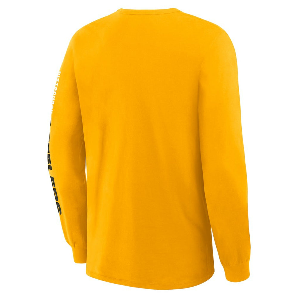Pittsburgh Steelers Clock Management Legacy Long Sleeve T-Shirt - Gold - Fanatics