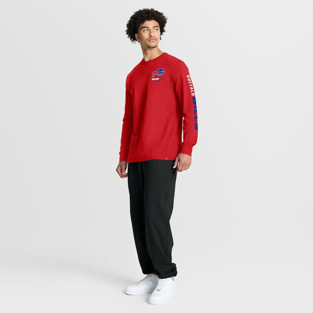 Buffalo Bills Clock Management Legacy Long Sleeve T-Shirt - Red - Fanatics
