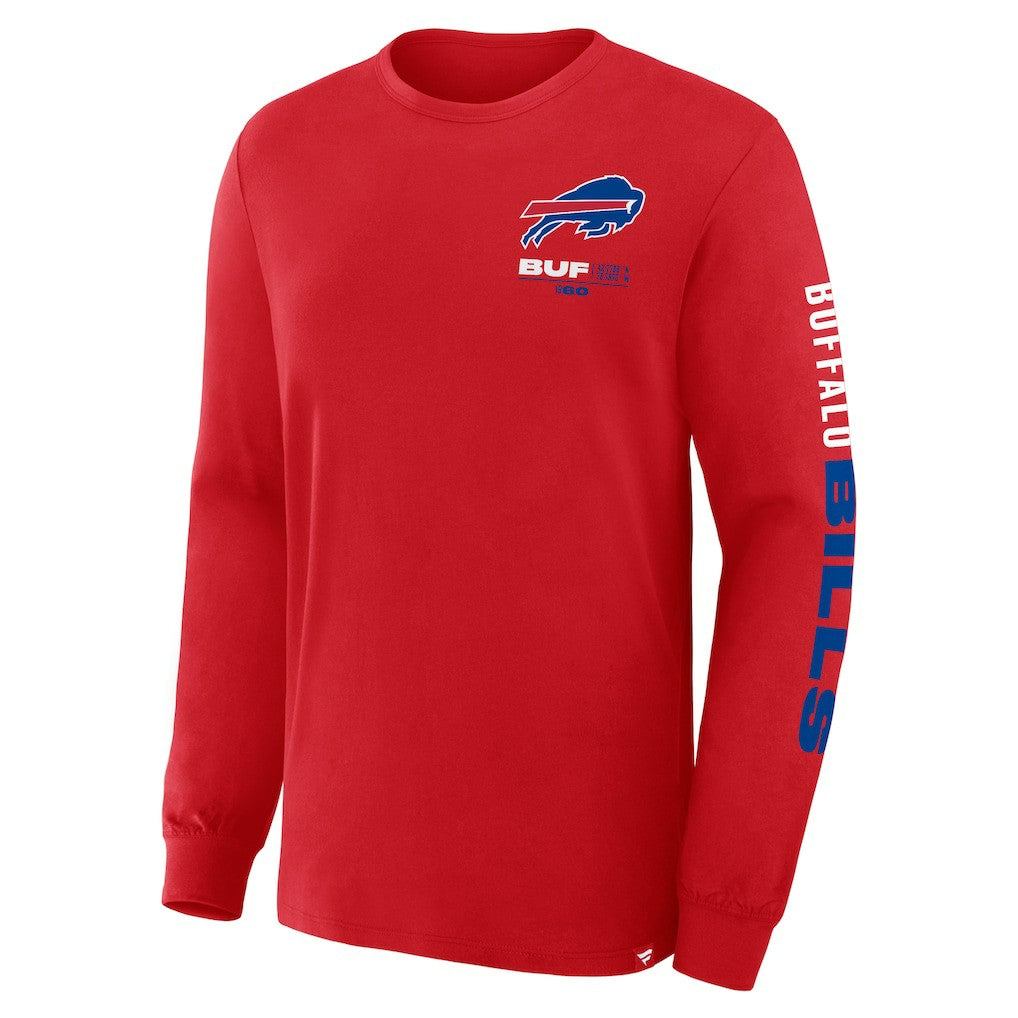Buffalo Bills Clock Management Legacy Long Sleeve T-Shirt - Red - Fanatics