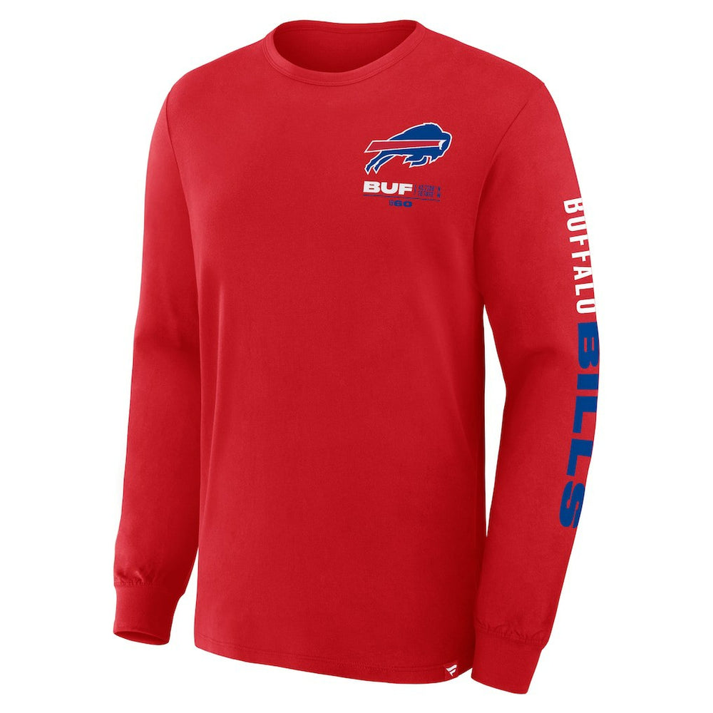 Buffalo Bills Clock Management Legacy Long Sleeve T-Shirt - Red - Fanatics