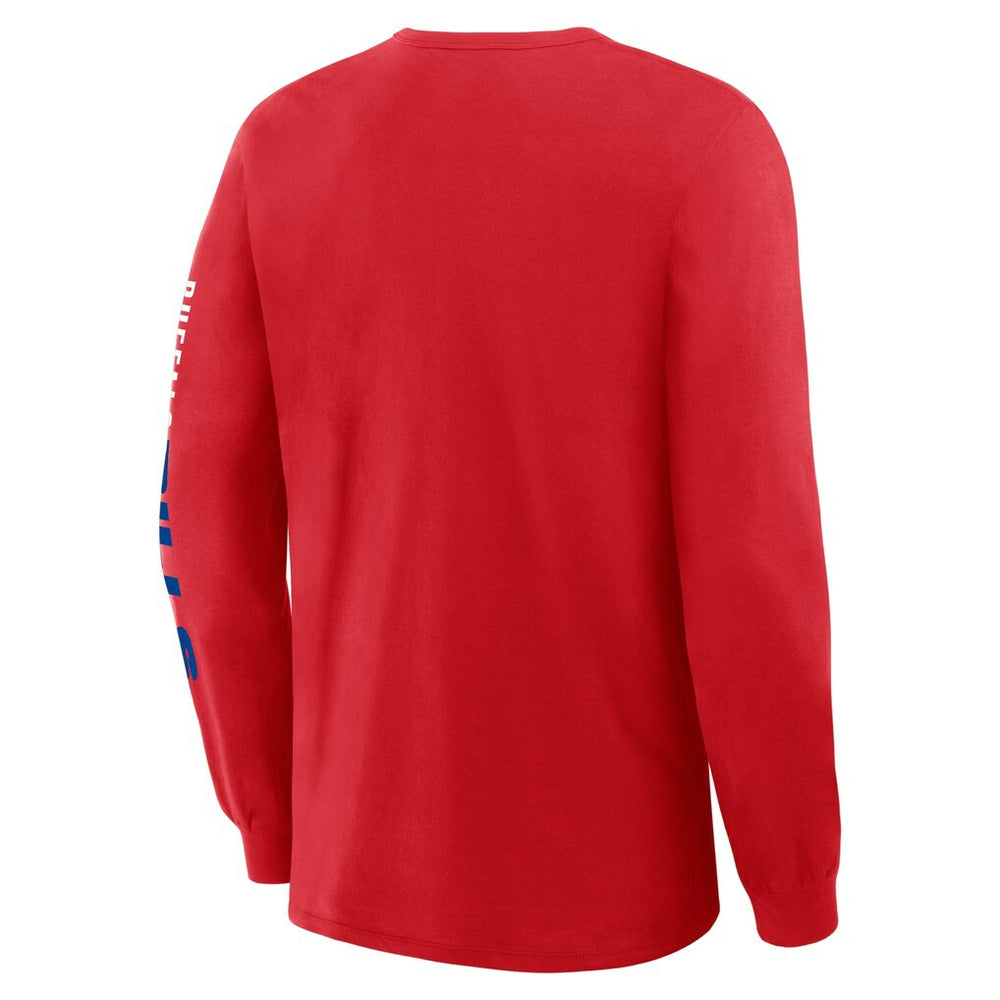Buffalo Bills Clock Management Legacy Long Sleeve T-Shirt - Red - Fanatics