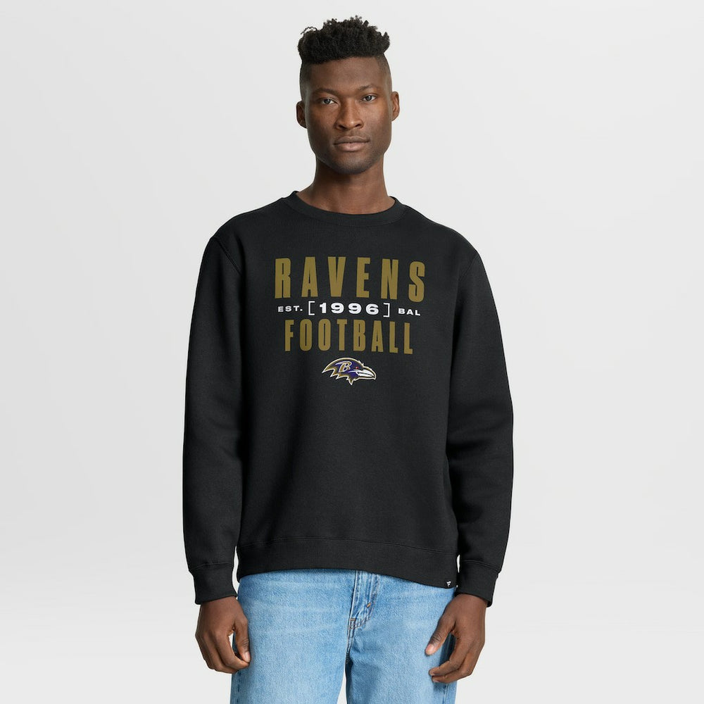 Baltimore Ravens Powerful Throw Legacy Pullover Sweatshirt - Black - Fanatics