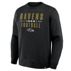 Baltimore Ravens Powerful Throw Legacy Pullover Sweatshirt - Black - Fanatics