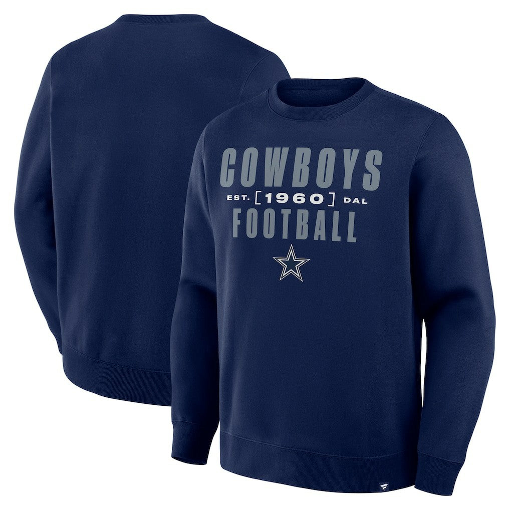 Dallas Cowboys Powerful Throw Legacy Sweatshirt - Navy - Fanatics