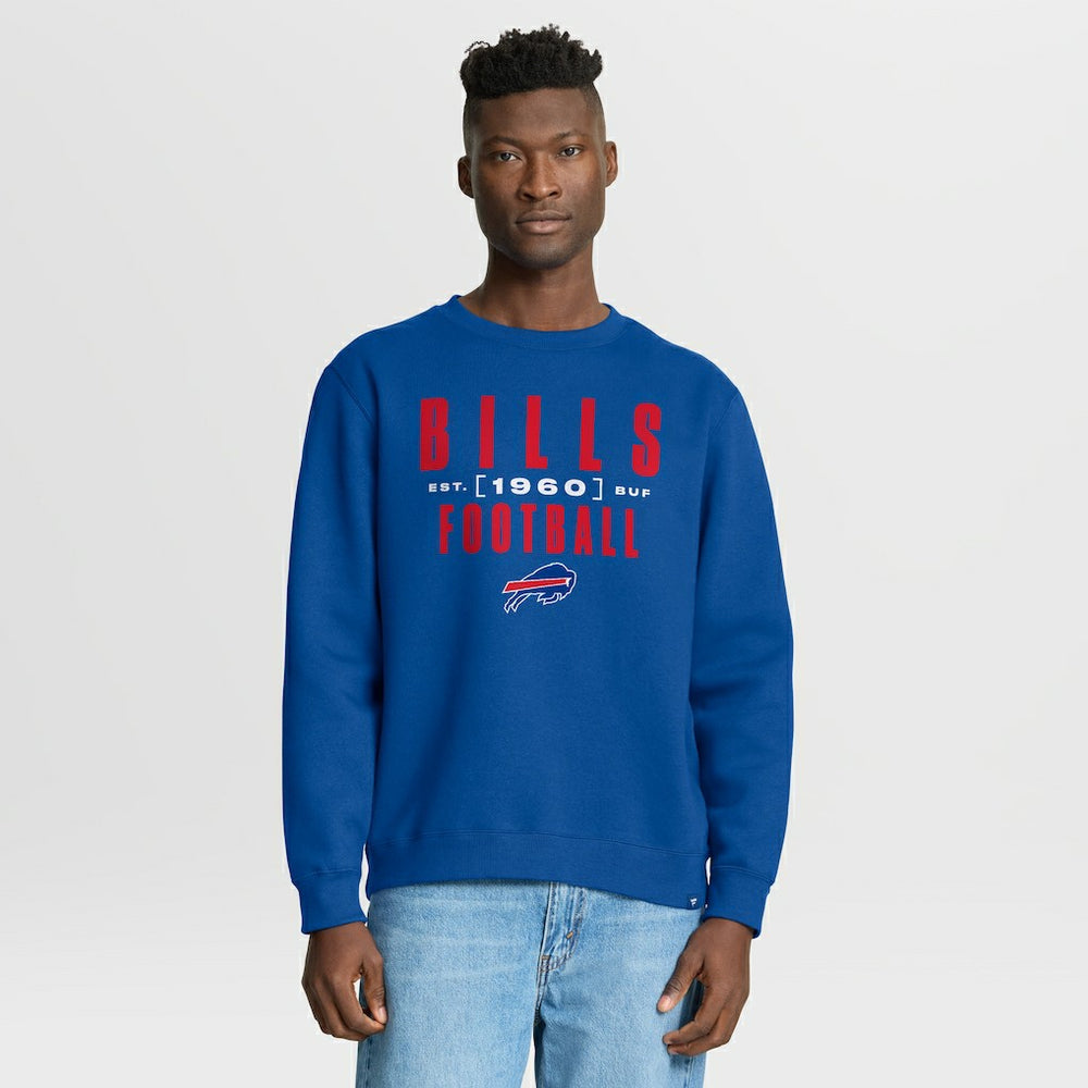 Buffalo Bills Powerful Throw Legacy Pullover Sweatshirt - Royal - Fanatics