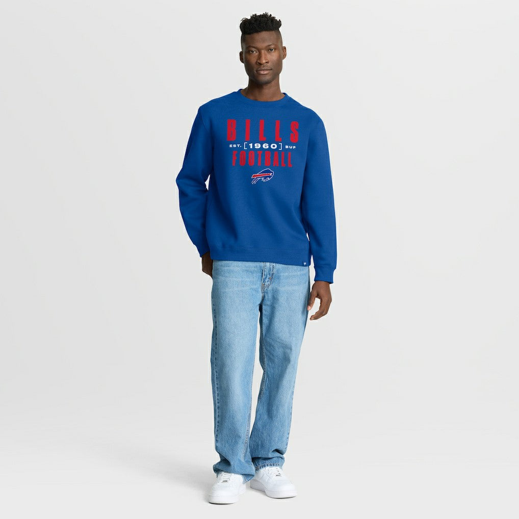 Buffalo Bills Powerful Throw Legacy Pullover Sweatshirt - Royal - Fanatics