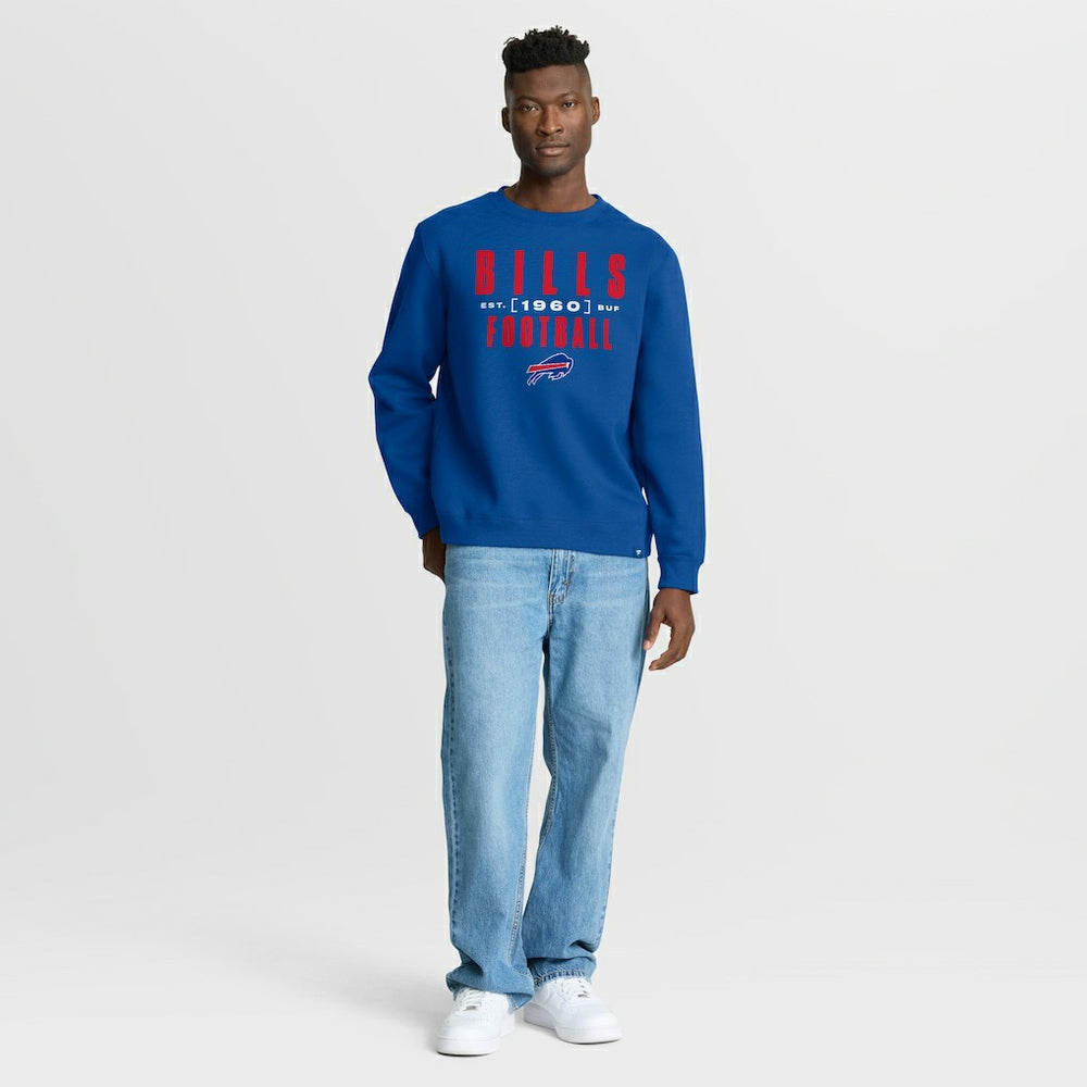 Buffalo Bills Powerful Throw Legacy Pullover Sweatshirt - Royal - Fanatics