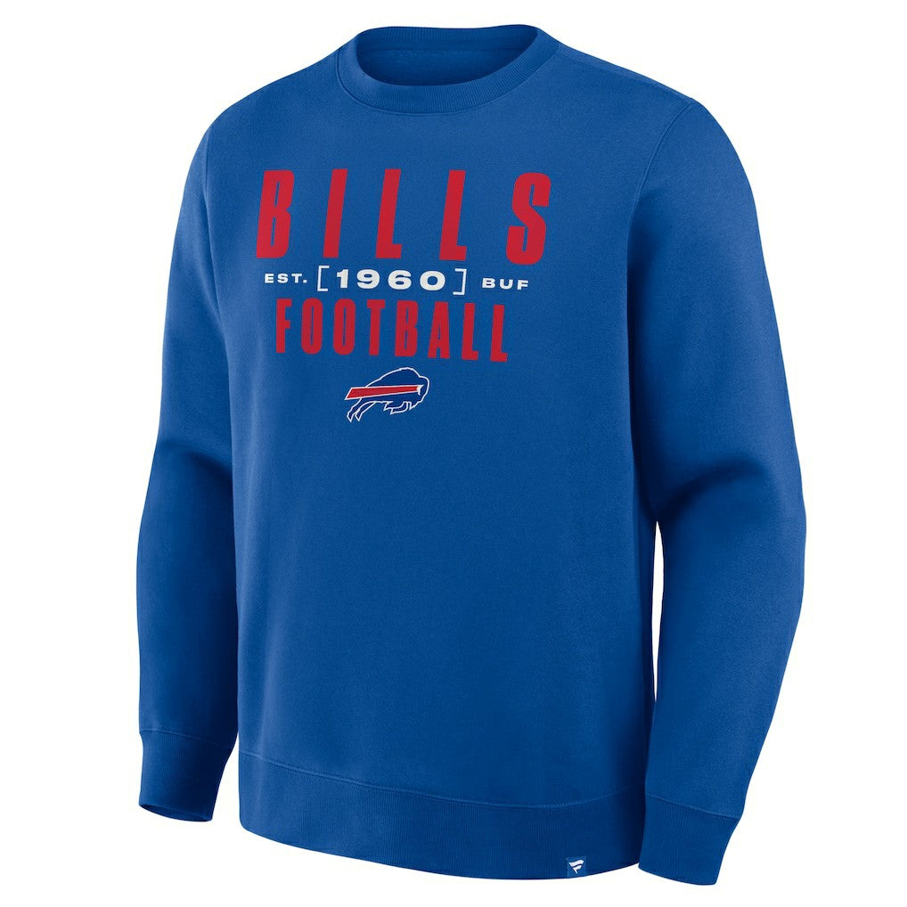 Buffalo Bills Powerful Throw Legacy Pullover Sweatshirt - Royal - Fanatics