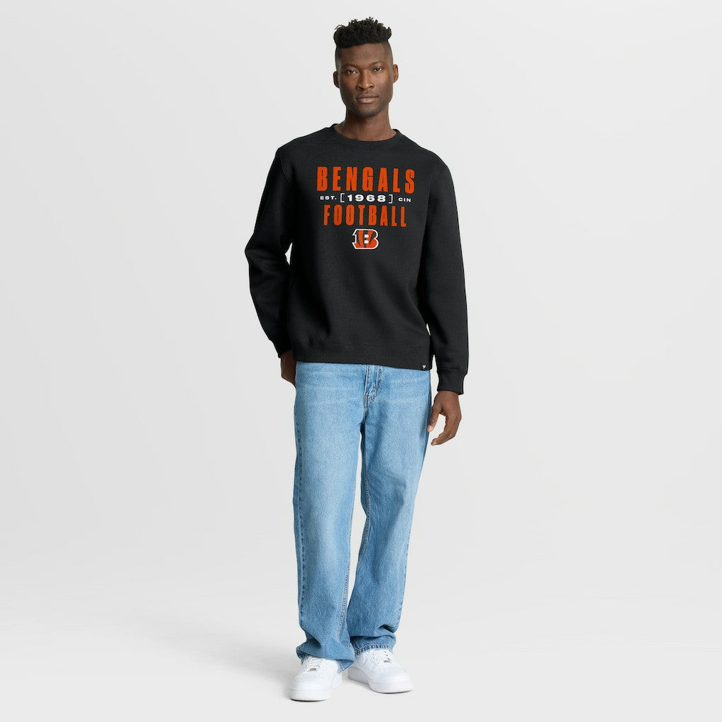 Cincinnati Bengals Powerful Throw Legacy Pullover Sweatshirt - Black - Fanatics