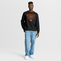 Cincinnati Bengals Powerful Throw Legacy Pullover Sweatshirt - Black - Fanatics