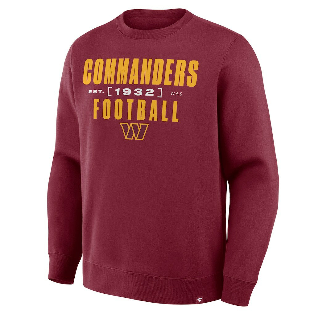 Washington Commanders Powerful Throw Legacy Pullover Sweatshirt - Burgundy - Fanatics