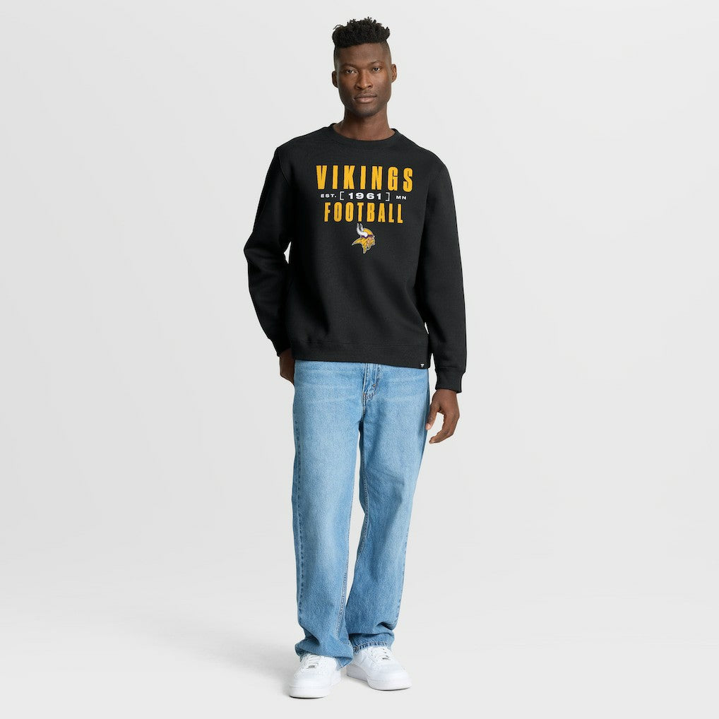 Minnesota Vikings Powerful Throw Legacy Pullover Sweatshirt - Black - Fanatics