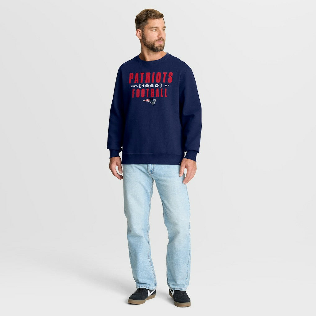 New England Patriots Powerful Throw Legacy Pullover Sweatshirt - Navy - Fanatics