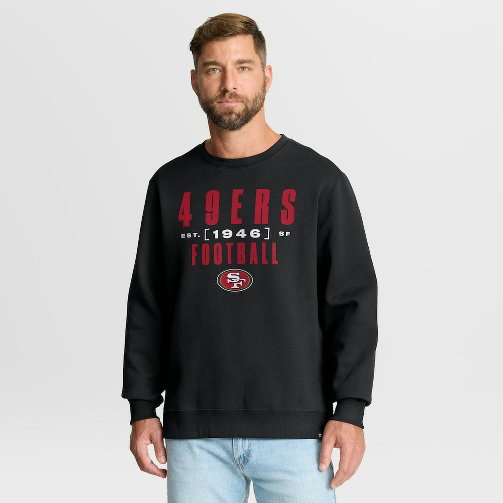 San Francisco 49ers Powerful Throw Legacy Pullover Sweatshirt - Black - Fanatics