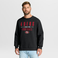 San Francisco 49ers Powerful Throw Legacy Pullover Sweatshirt - Black - Fanatics