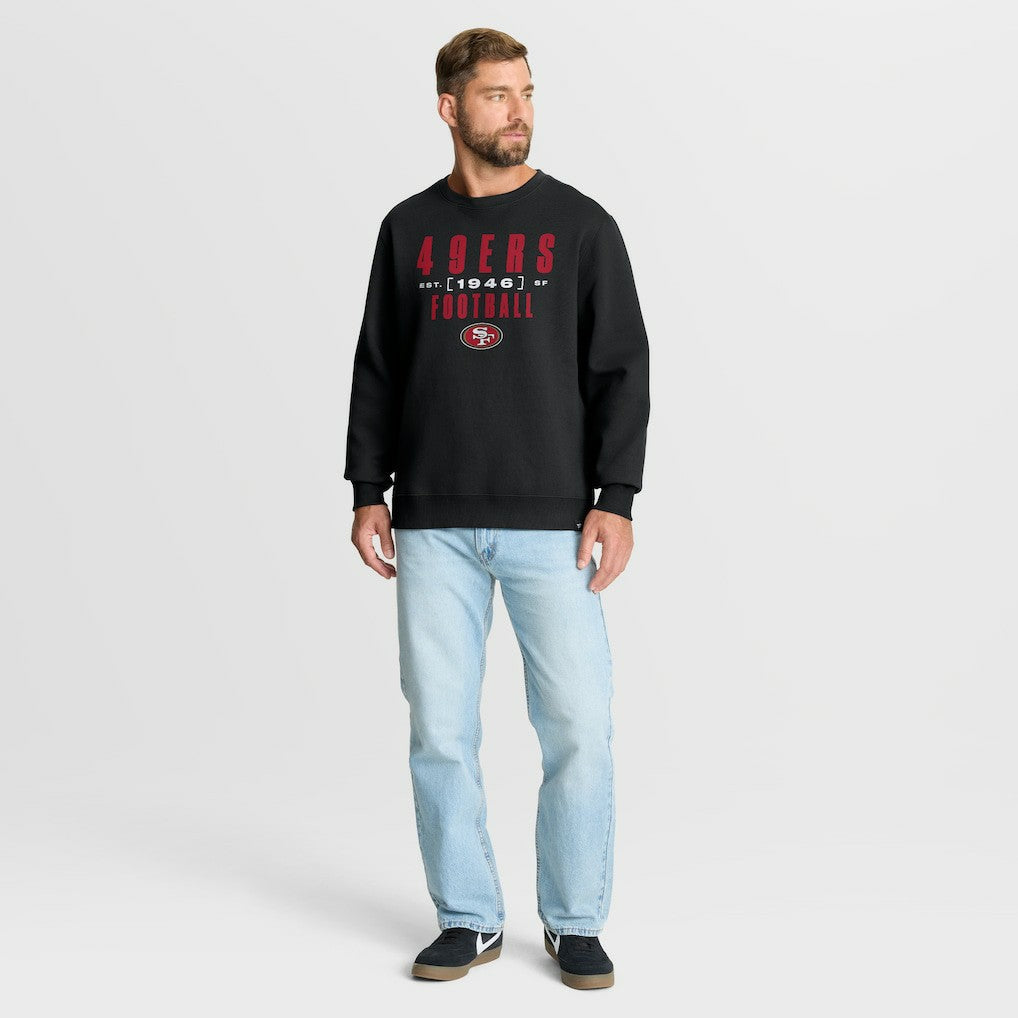 San Francisco 49ers Powerful Throw Legacy Pullover Sweatshirt - Black - Fanatics