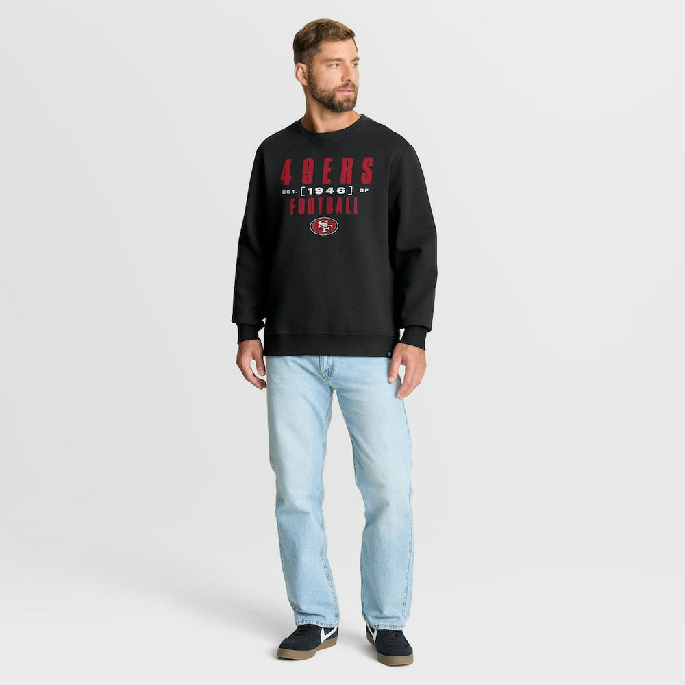San Francisco 49ers Powerful Throw Legacy Pullover Sweatshirt - Black - Fanatics