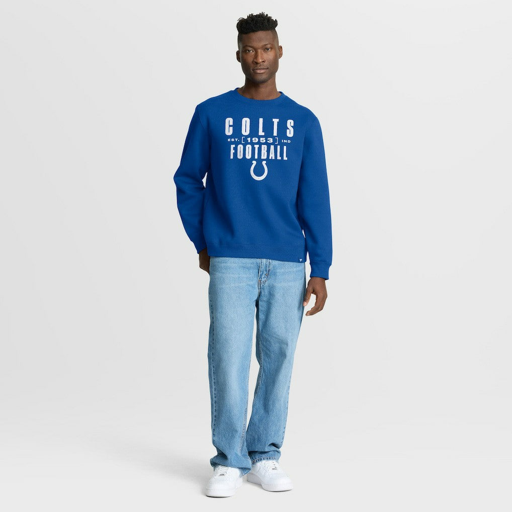 Indianapolis Colts Powerful Throw Legacy Pullover Sweatshirt - Royal - Fanatics