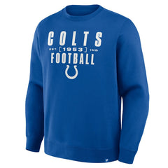 Indianapolis Colts Powerful Throw Legacy Pullover Sweatshirt - Royal - Fanatics