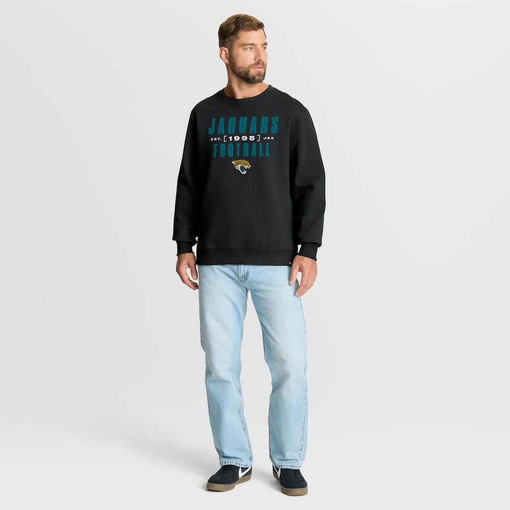 Jacksonville Jaguars Powerful Throw Legacy Pullover Sweatshirt - Black - Fanatics