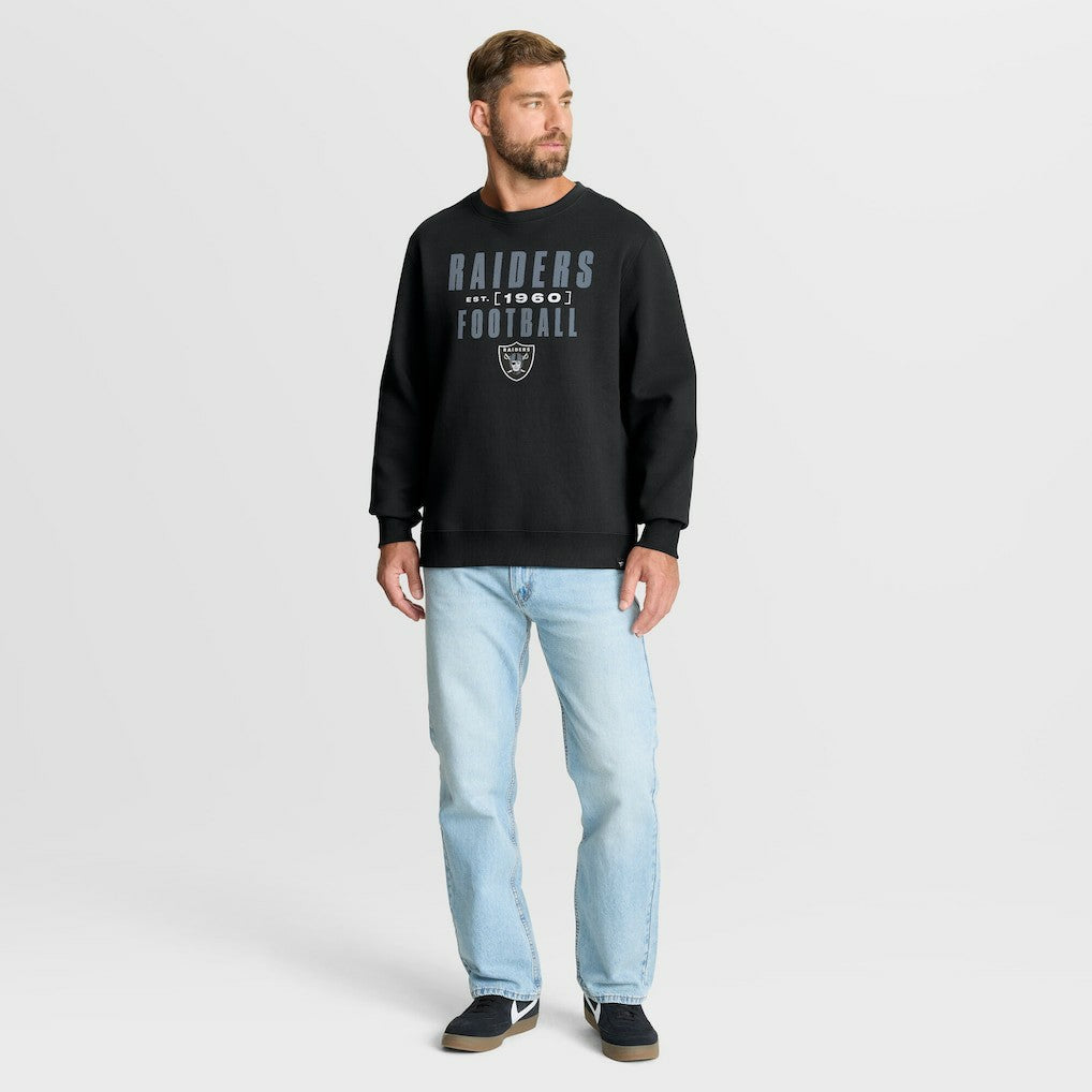 Las Vegas Raiders Powerful Throw Legacy Pullover Sweatshirt - Black - Fanatics