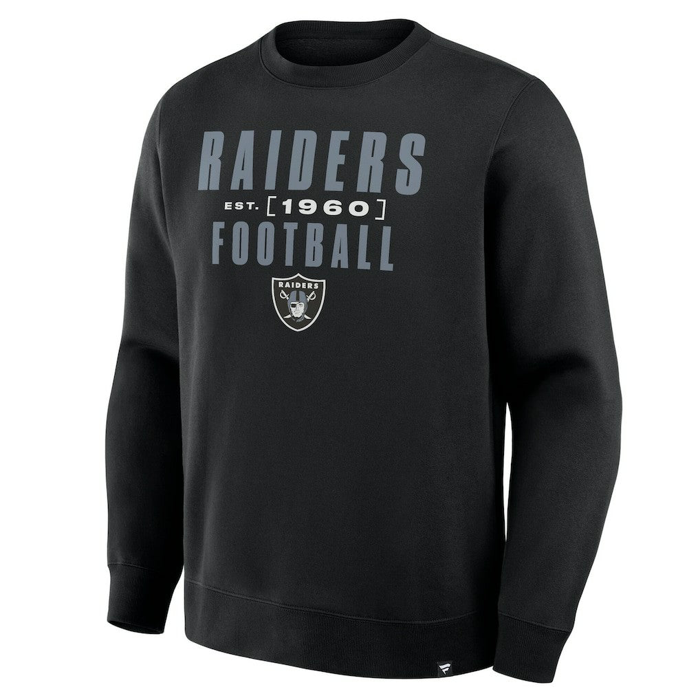 Las Vegas Raiders Powerful Throw Legacy Pullover Sweatshirt - Black - Fanatics