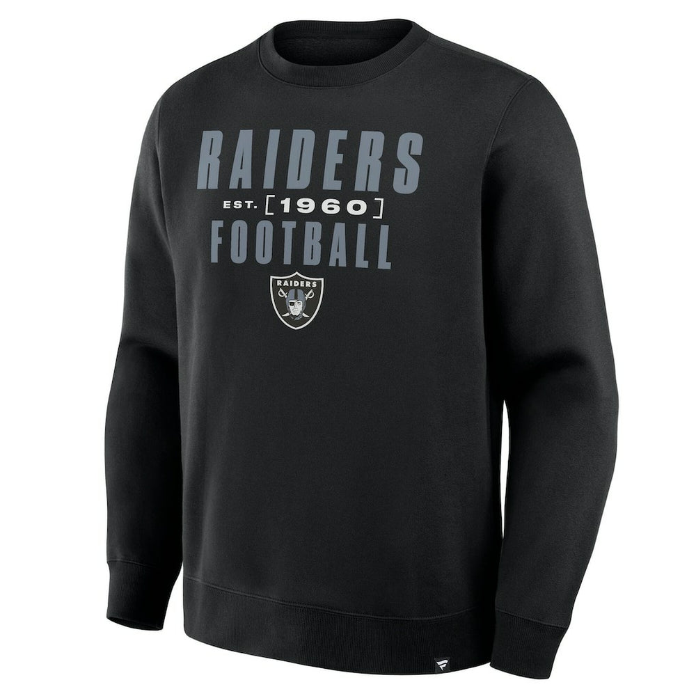 Las Vegas Raiders Powerful Throw Legacy Pullover Sweatshirt - Black - Fanatics