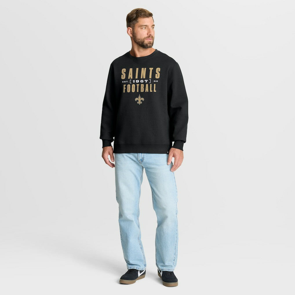 New Orleans Saints Powerful Throw Legacy Pullover Sweatshirt - Black - Fanatics