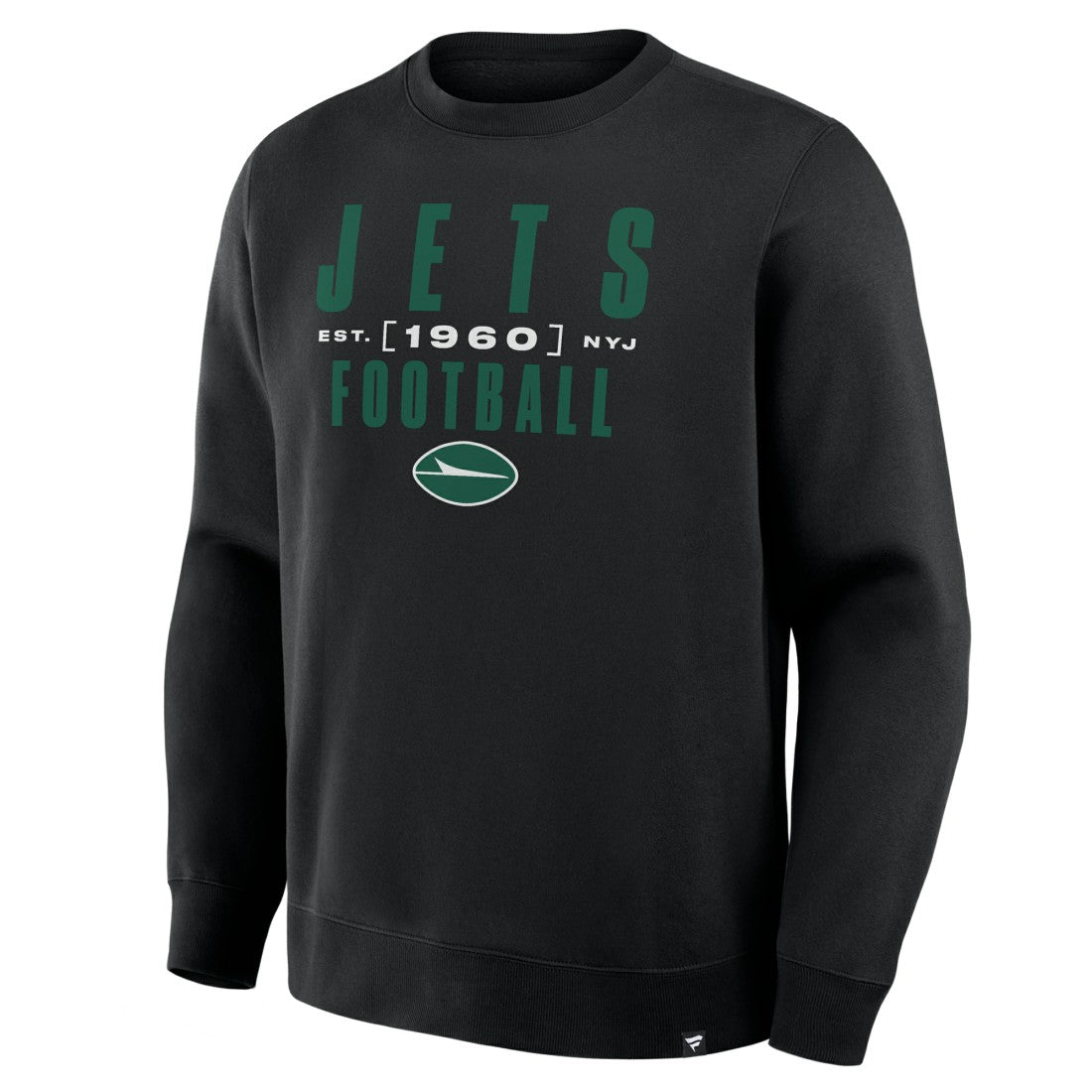 New York Jets Powerful Throw Legacy Pullover Sweatshirt - Black - Fanatics