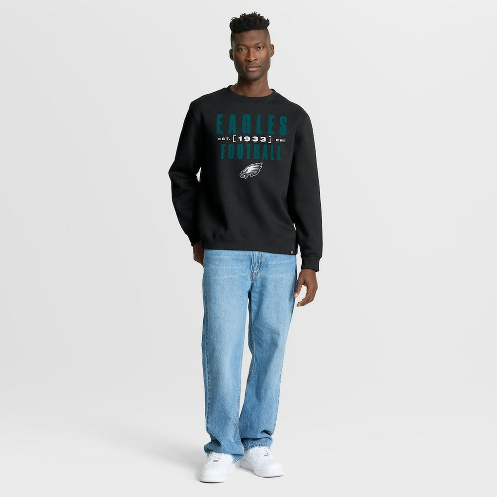 Philadelphia Eagles Powerful Throw Legacy Pullover Sweatshirt - Black - Fanatics