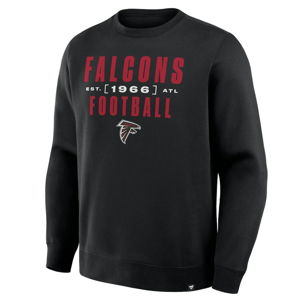 Atlanta Falcons Powerful Throw Legacy Pullover Sweatshirt - Black - Fanatics