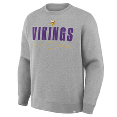 Minnesota Vikings Direct Handoff Legacy Pullover Sweatshirt - Heather Gray - Fanatics