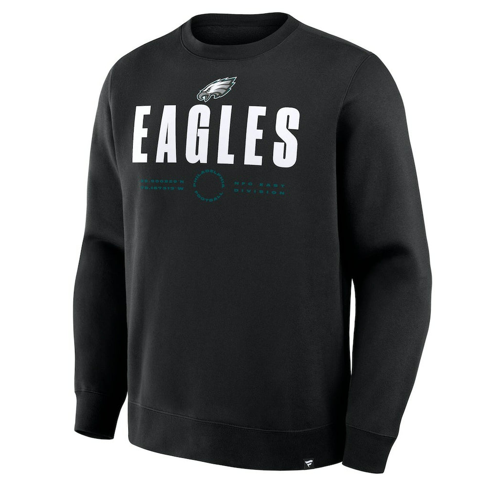 Philadelphia Eagles Direct Handoff Legacy Pullover Sweatshirt - Black - Fanatics