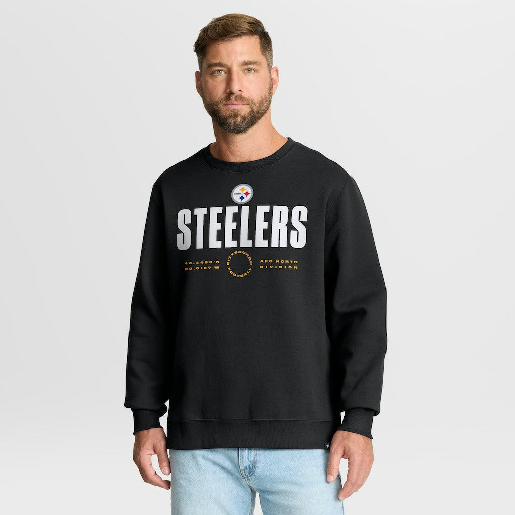 Pittsburgh Steelers Direct Handoff Legacy Pullover Sweatshirt - Black - Fanatics