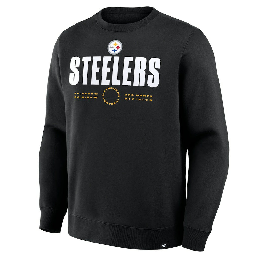 Pittsburgh Steelers Direct Handoff Legacy Pullover Sweatshirt - Black - Fanatics