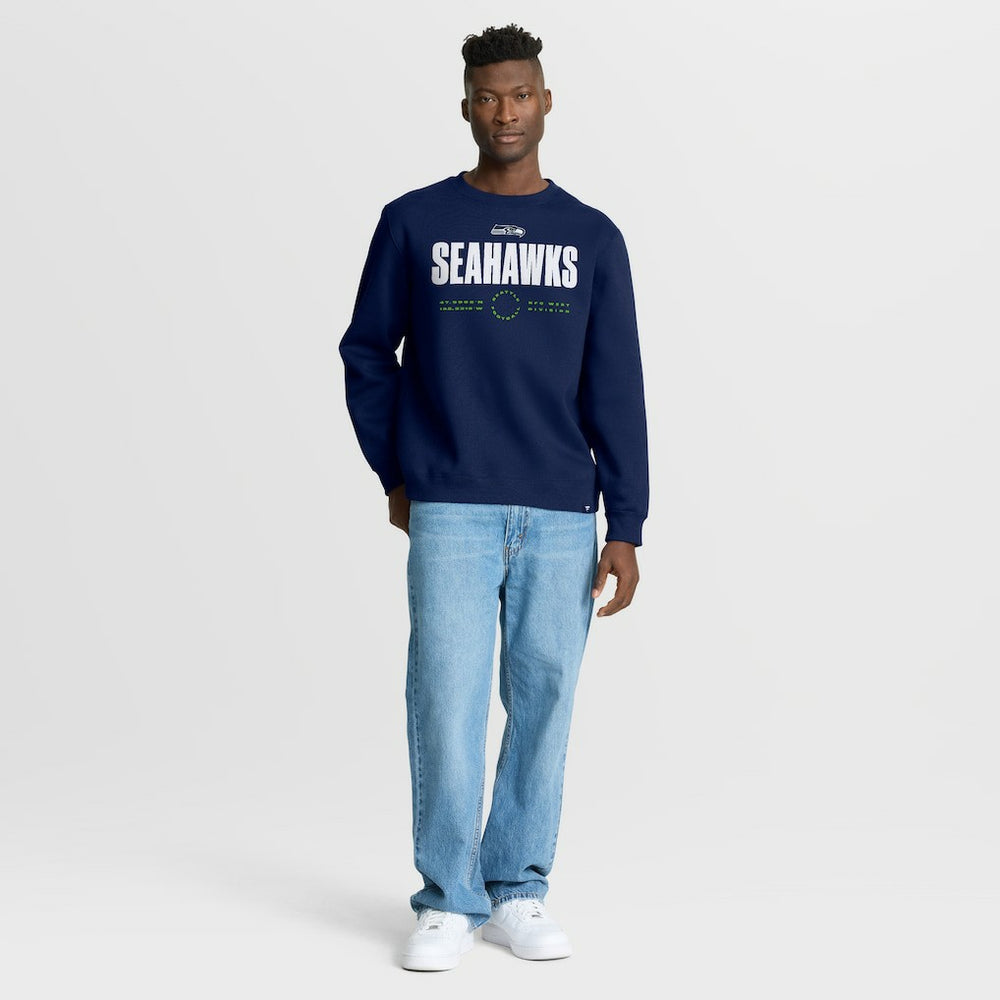 Seattle Seahawks Direct Handoff Legacy Pullover Sweatshirt - College Navy - Fanatics