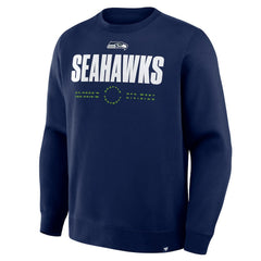 Seattle Seahawks Direct Handoff Legacy Pullover Sweatshirt - College Navy - Fanatics