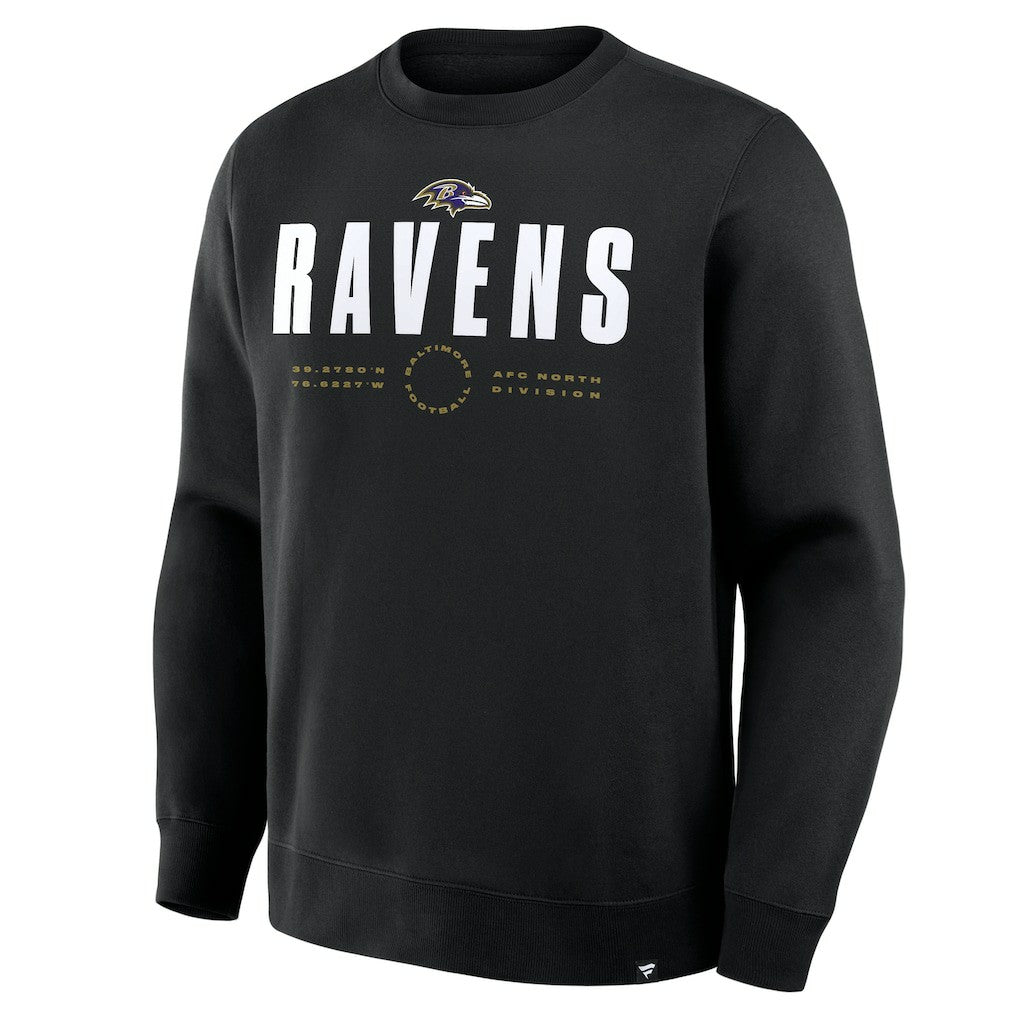 Baltimore Ravens Direct Handoff Legacy Pullover Sweatshirt - Black - Fanatics