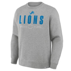 Detroit Lions Direct Handoff Legacy Pullover Sweatshirt - Heather Gray - Fanatics