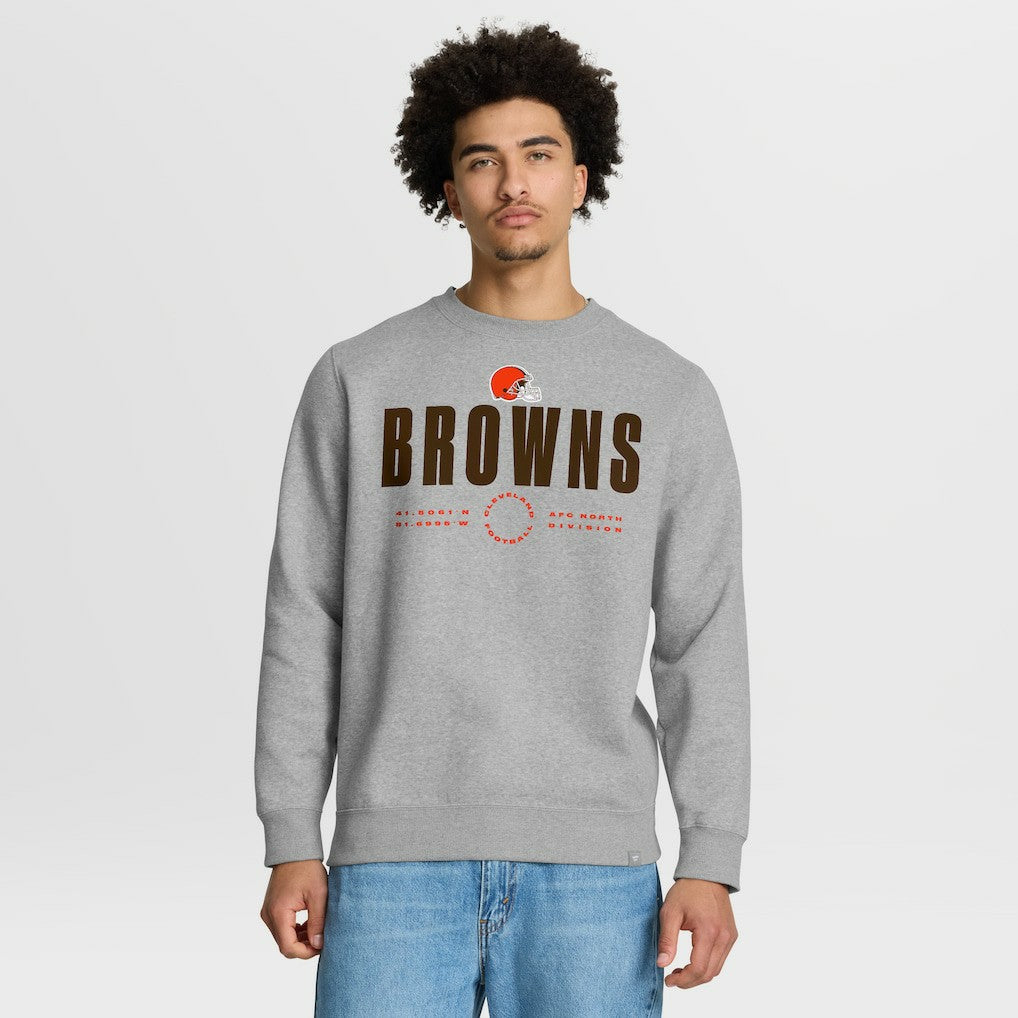 Cleveland Browns Direct Handoff Legacy Pullover Sweatshirt - Heather Gray - Fanatics